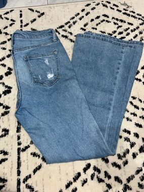 Altar'd State Light Blue Flare Jeans